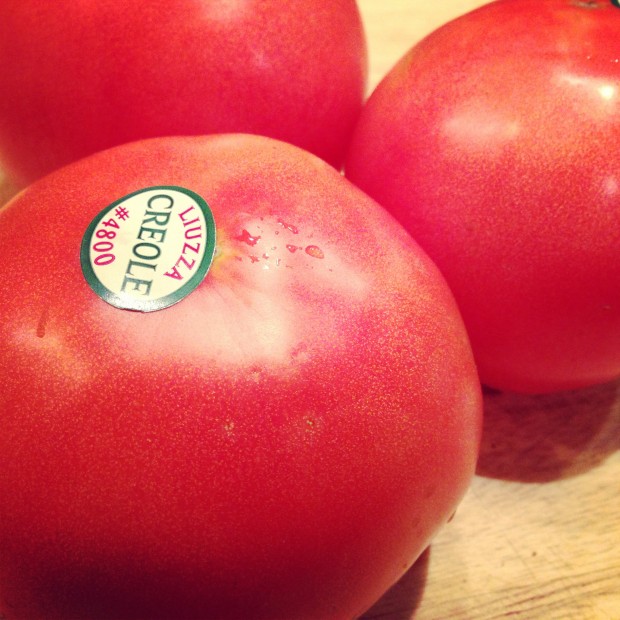 Creole tomatoes in NOLA