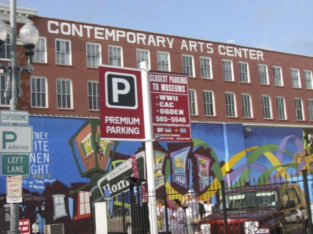 The Warehouse District in New Orleans LA