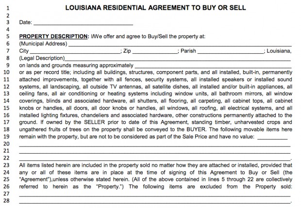 what's included in a home sale