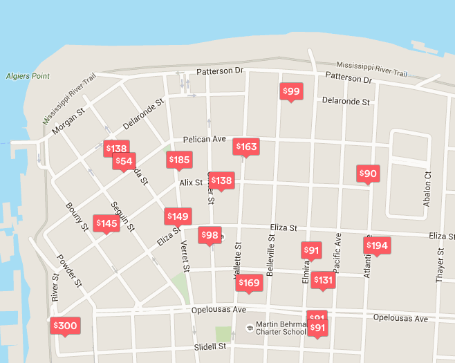 airbnb in algiers point