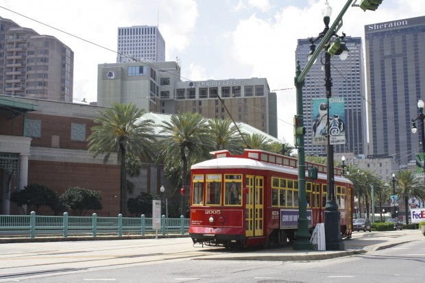 New Orleans streetcars - Canal Street