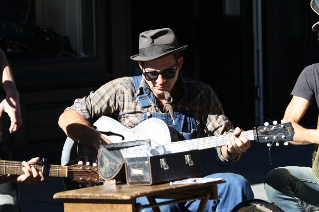 New Orleans street musician