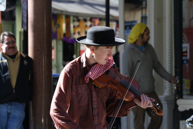 New Orleans street musicians