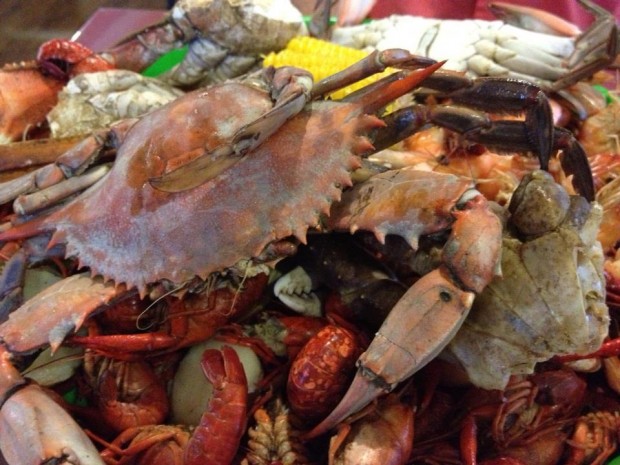 Easter in New Orleans - Boiled seafood on Good Friday