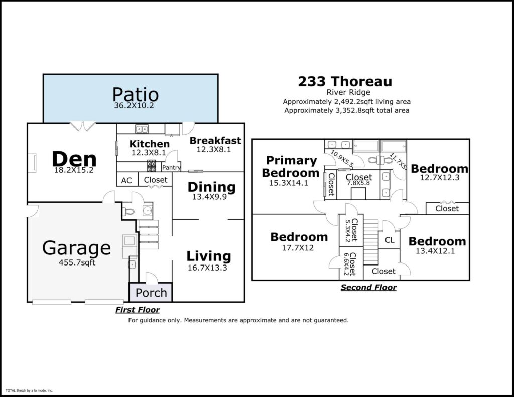 233 Thoreau floor plan 2022