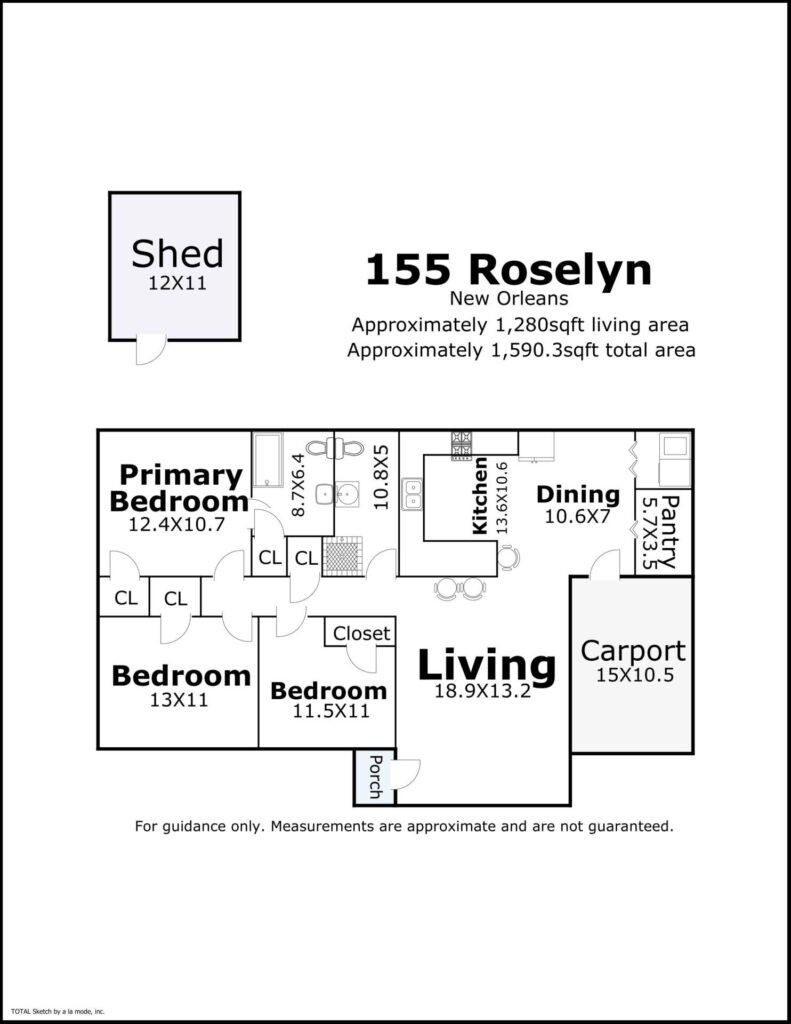 155 Roselyn Park Place floorplan