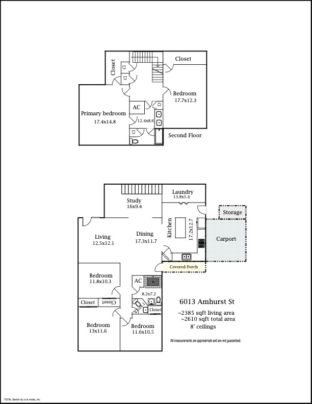 6013 Amhurst St Metairie LA floor plan
