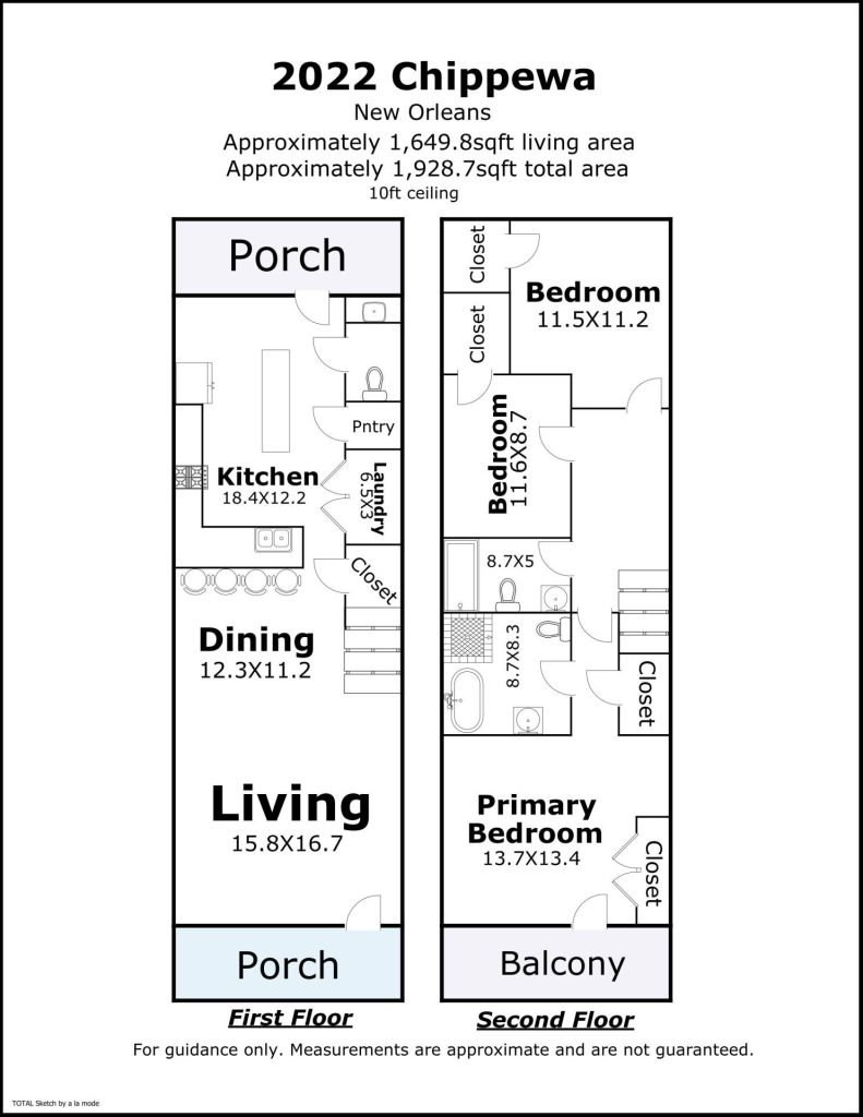 2022 Chippewa St floorplan