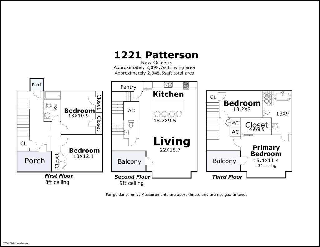 1221 Patterson Dr New Orleans LA floorplan