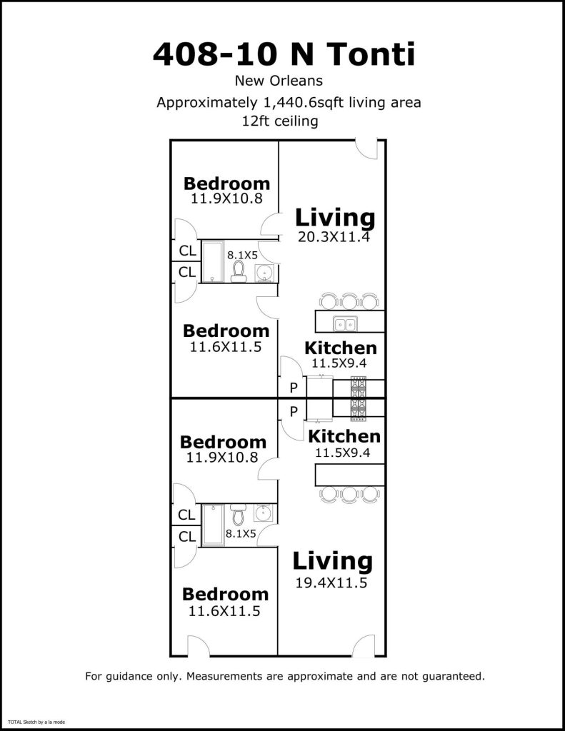 408-10 N Tonti floorplan