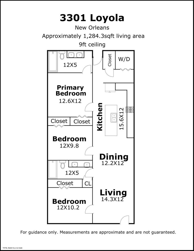 3301 Loyola floorplan