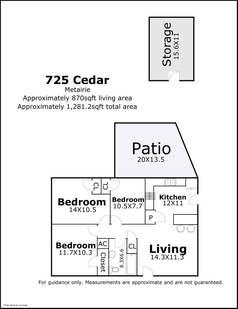 725 Cedar Ave floorplan