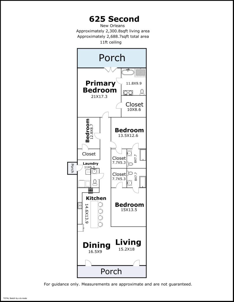 625 Second floorplan